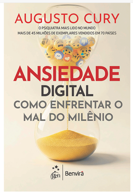 Ansiedade: capa de livro