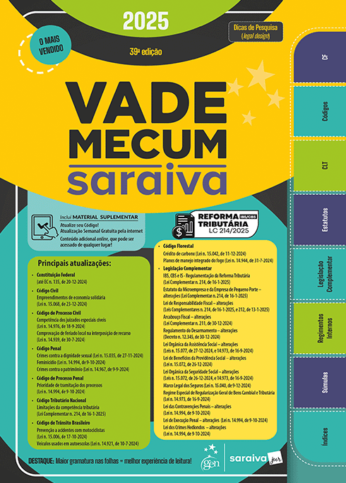 Calouro de direito: capa de livro