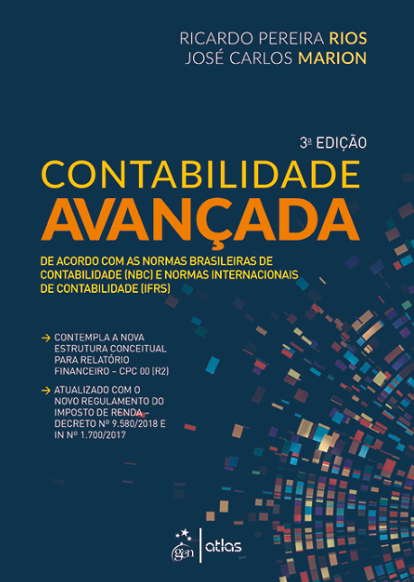 Livros de contabilidade: capa de livro