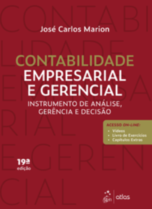 Livros de contabilidade: capa de livro