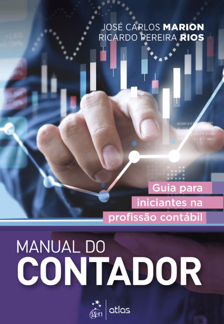 Livros de contabilidade: capa de livro