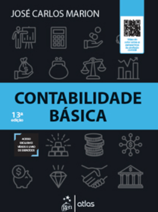 Livros de contabilidade: capa de livro