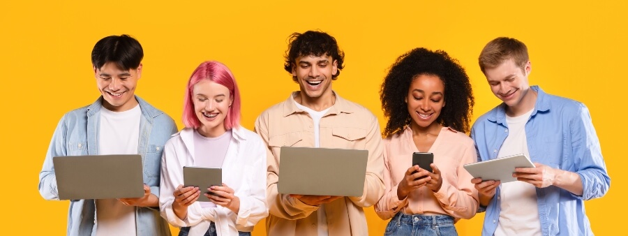 Geração Z no mercado de trabalho: grupo de jovens profissionais