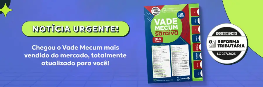Banner Vade Mecum Saraiva: clique para acessar