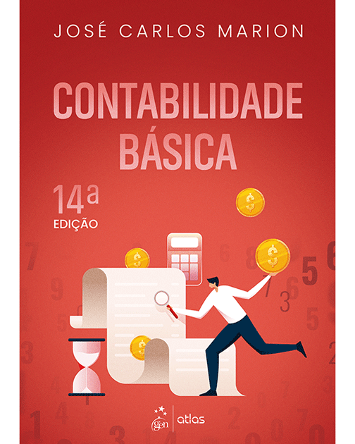 Livros de contabilidade: capa de livro
