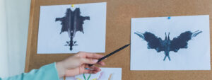 Teste de Rorschach: imagem de manchas de tinta